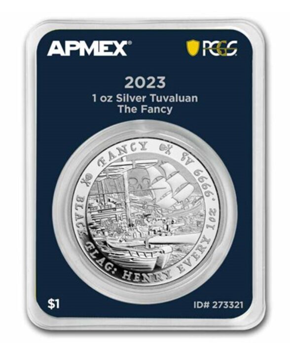 Read more about the article 2023 Tuvalu The Fancy 1 oz Silver coin MD Premier + PCGS FirstStrike