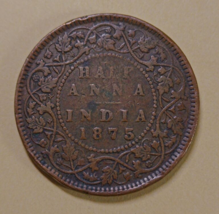 Read more about the article 1875 India Half Anna – Rare Date