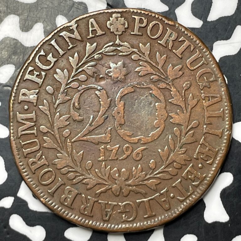 Read more about the article 1796 Azores 20 Reis Lot#MK312