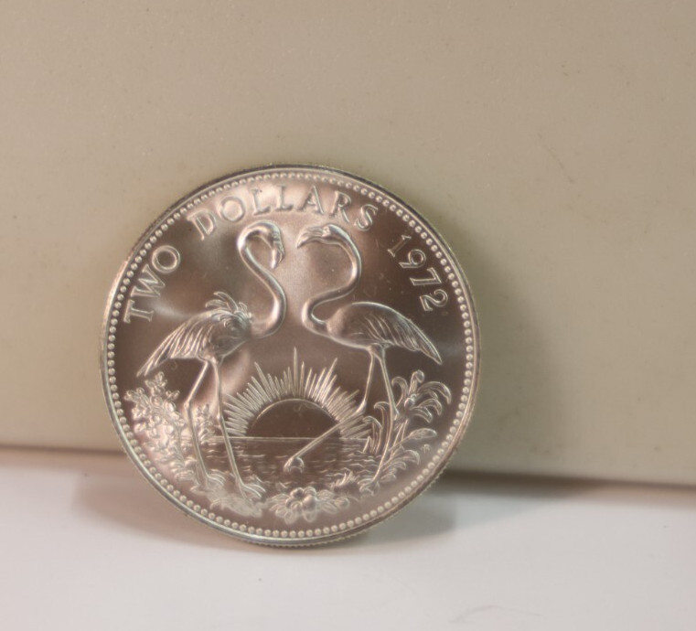 Read more about the article 1972 Bahamas $2 Flamingo Coin Nice Unc