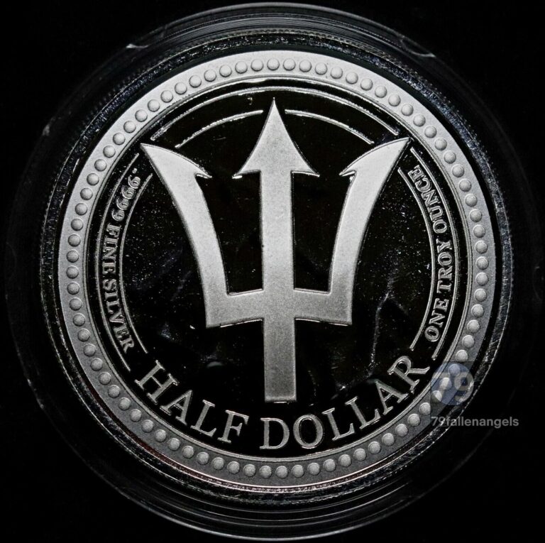 Read more about the article 2024 Trident Silver 1 oz Proof-Like Coin .9999 Barbados (In Capsule)