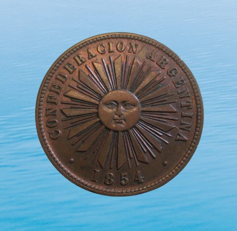 Read more about the article ARGENTINA 4 CENTAVOS 1854 KM 25 #3112#