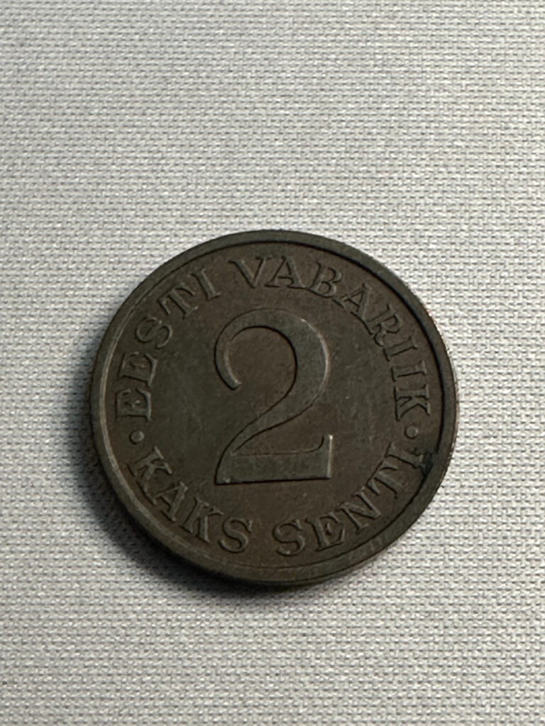 Read more about the article Estonia 1934 2 Senti Coin XF