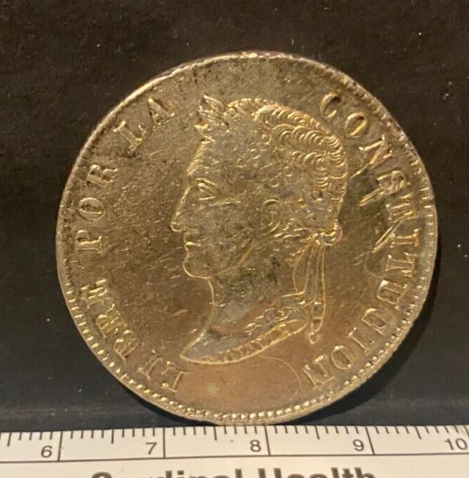 Read more about the article BOLIVIA  1855  8 Soles  PTS  M. J.  Silver Coin  circulated  Nice Appearance!