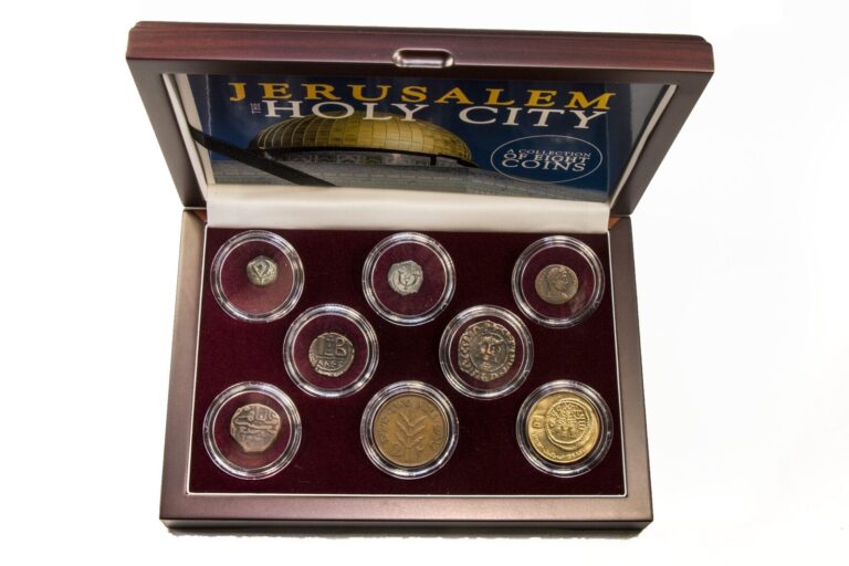 Read more about the article Jerusalem: The Holy City Collection – 8 Stunning Coins in Elegant Box 🇮🇱