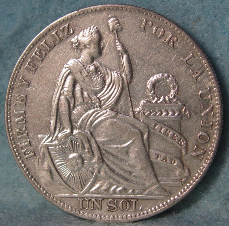 Read more about the article 1935 Peru 1 Sol Large Size Crown World Silver Coin High Grade #585