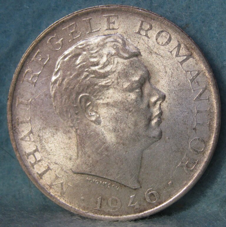 Read more about the article 1946 Romania 100000 Lei Large Size Crown World Silver Coin Uncirculated #586