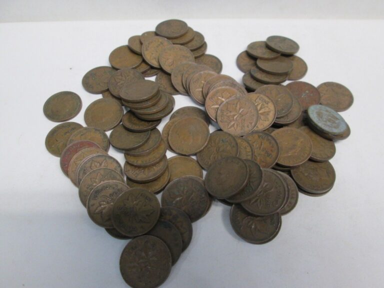 Read more about the article LOT OF 100 CANADIAN GEORGE VI PENNIES