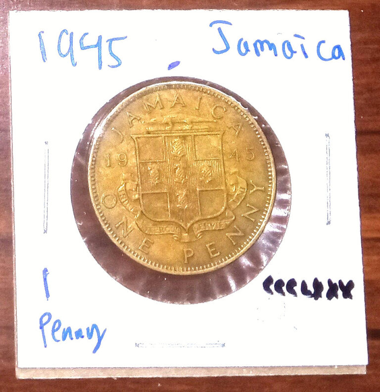 Read more about the article JAMAICA 1945 1 Penny Coin; In Terrific Condition  and with FREE SHIPPING!!