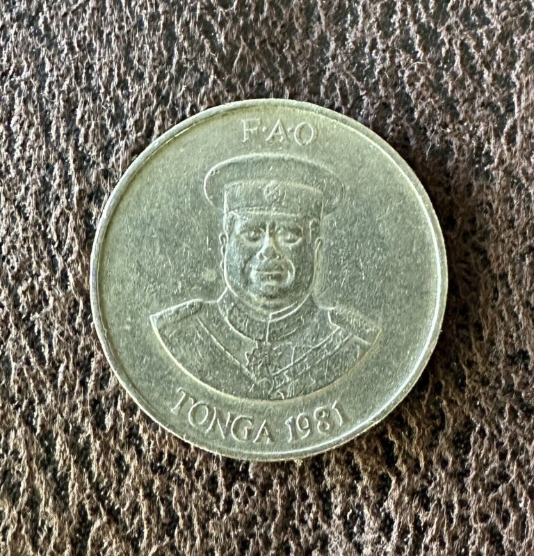 Read more about the article 1981 TONGA 20 SENITI F.A.O Coin – Excellent Condition – Looks Fantastic!
