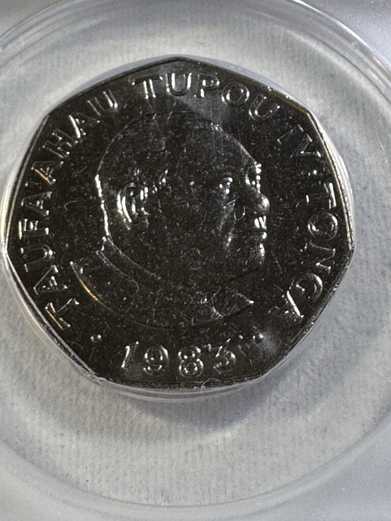 Read more about the article 1983 Tonga 1 Pa’anga Low Mintage Christmas Coin Graded MS 65 by ANACS