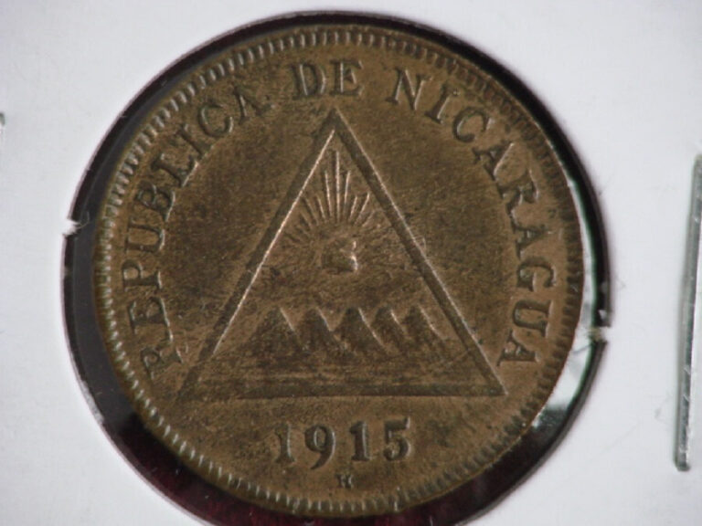 Read more about the article 1915-H Nicaragua 1 One Centavo – XF