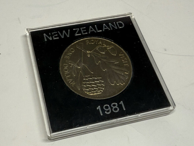 Read more about the article 1981 New Zealand Dollar – Beautiful Royal Visit Elizabeth II Coin