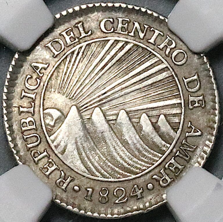 Read more about the article 1824-NG NGC XF 40 Central American Rep 1 Real Guatemala Silver Coin (24103102C)