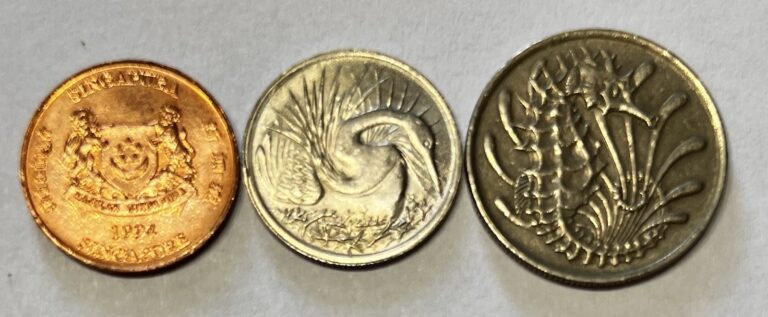 Read more about the article Singapore 1 – 5 – 10 Cents 2 Coins Set 1971/1976/1994