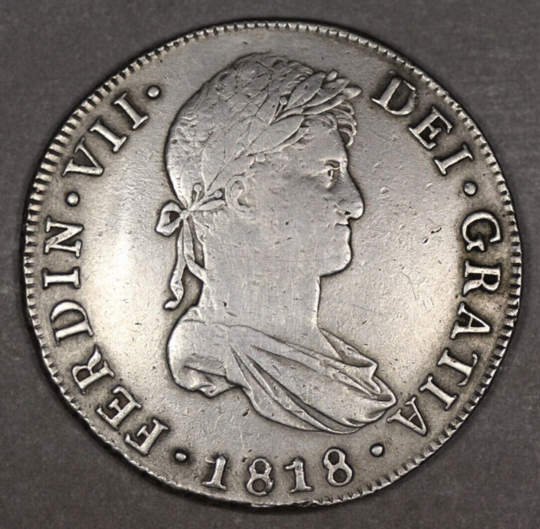 Read more about the article 1818 NG M Guatemala Silver 8 Reales