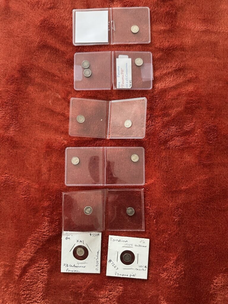 Read more about the article 1904 PANAMA 2 1/2 Centesimos (Panama Pill) – 12 total.