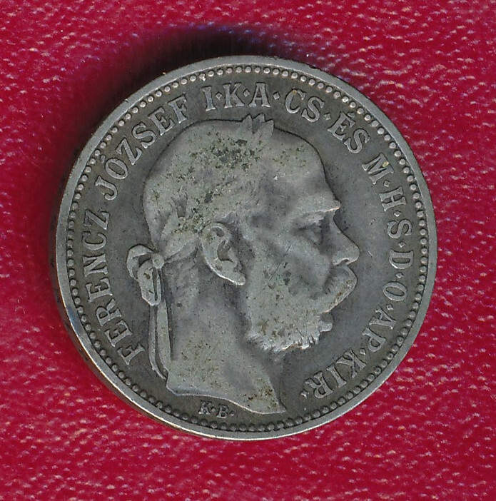 Read more about the article HUNGARY 1894 1 KORONA SILVER COIN **VERY NICE CIRCULATED** FREE SHIP!!
