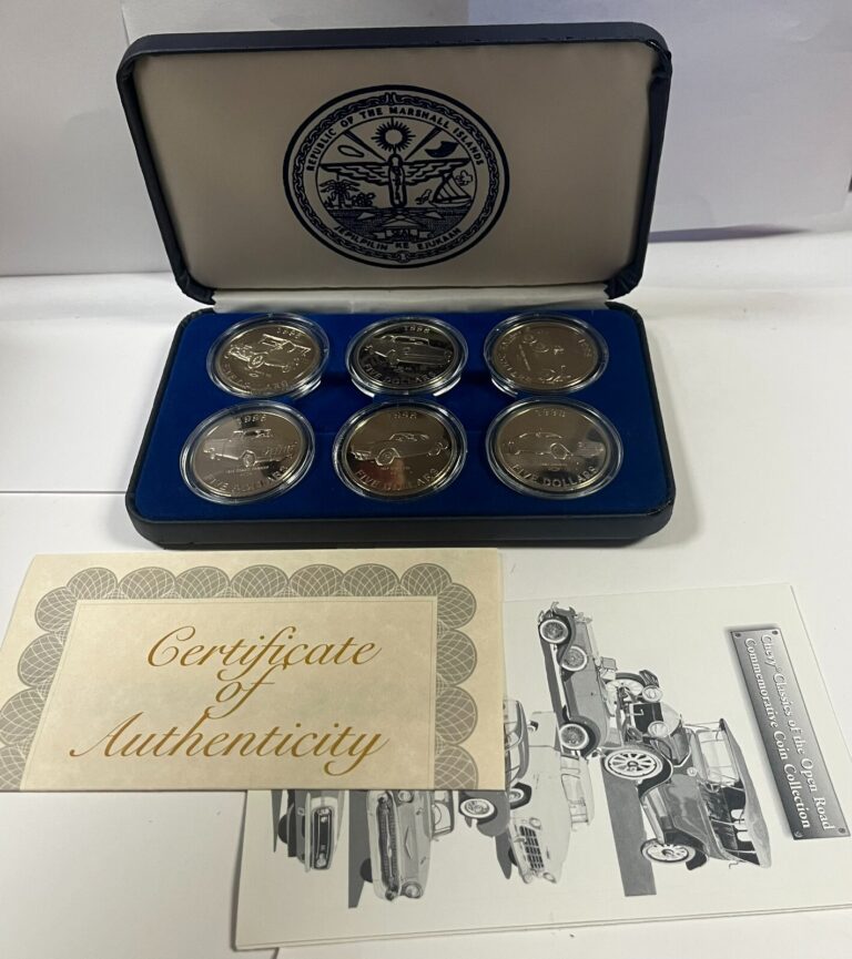 Read more about the article 1998 Marshall Islands Chevy Classics of the Open Road Six Coin Set W / OGP