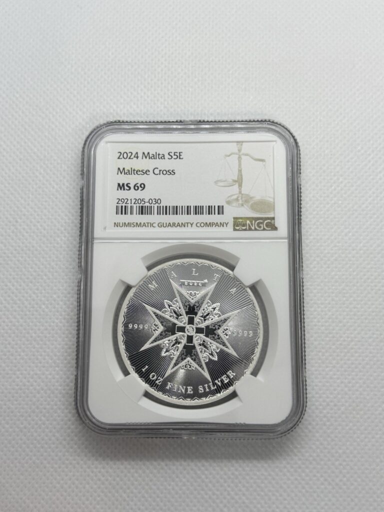Read more about the article 2024 Malta Maltese Cross Silver 1oz NGC MS69. Please Read Description.