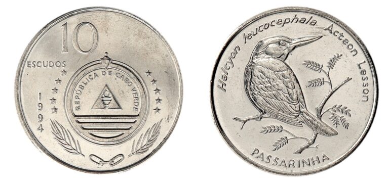 Read more about the article Cape Verde 10 Escudos  1994  KM #29  Mint  Commemorative