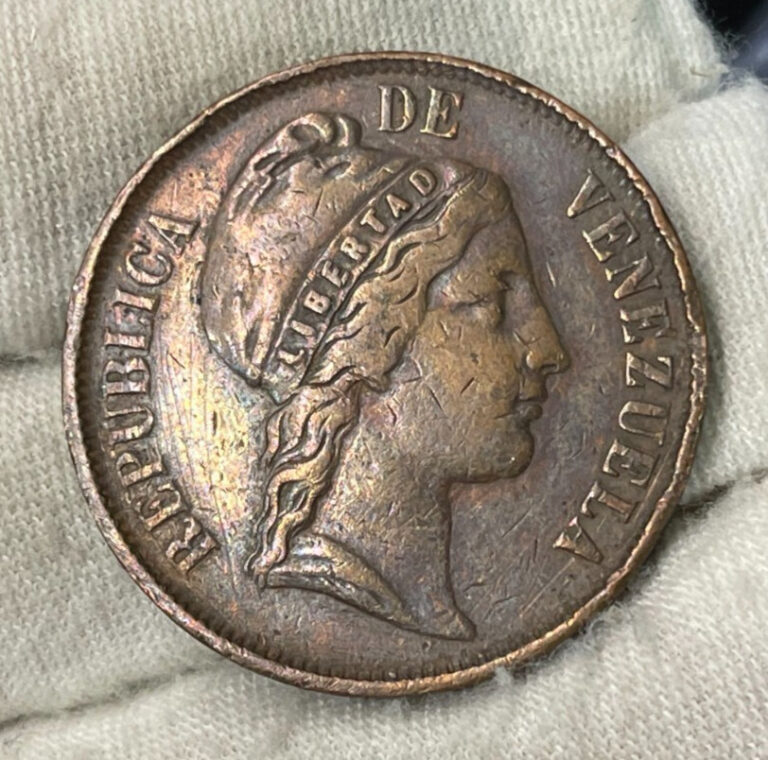 Read more about the article 1852 Venezuela One Centavo Coin Rare High Value