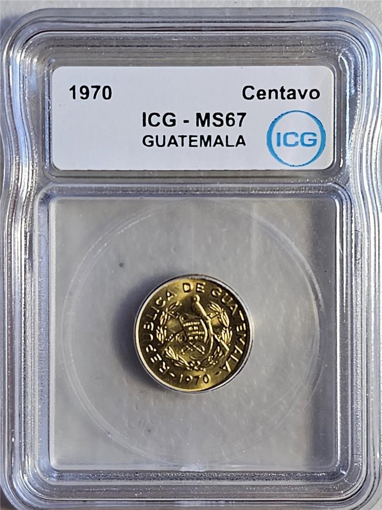 Read more about the article Guatemala 1 Centavo 1970 ICG MS 67