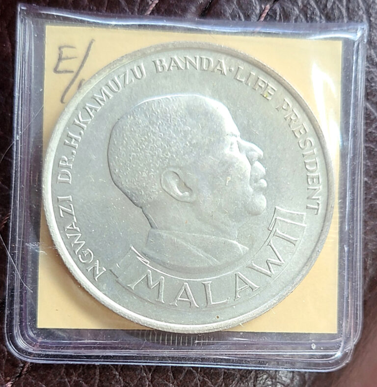 Read more about the article 1974 MALAWI 10 Kwacha Silver Crown – .925 Silver- Uncirculated