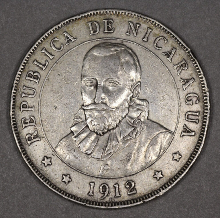 Read more about the article 1912 H Nicaragua Silver 1 Cordoba