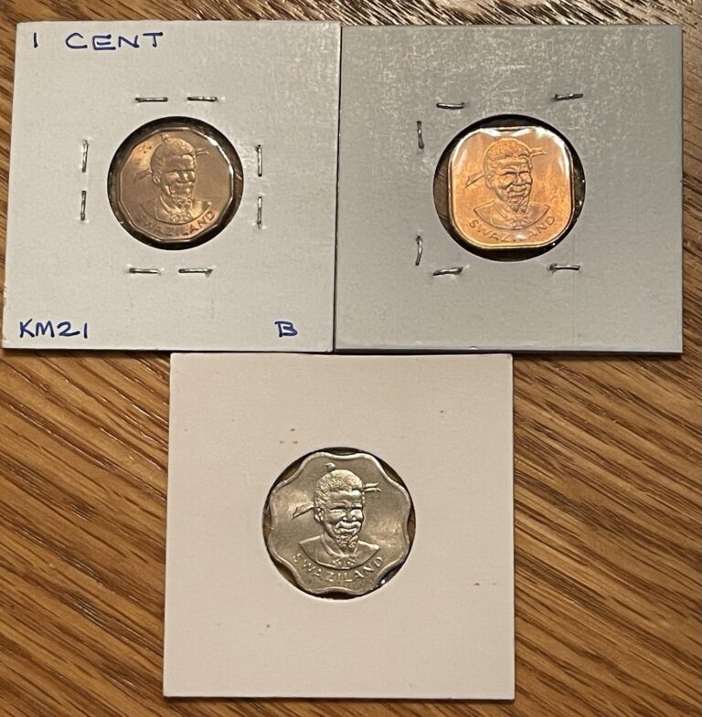 Read more about the article Lot of 3 Denominations Swaziland Coins  1975  UNC – Combined Shipping OK