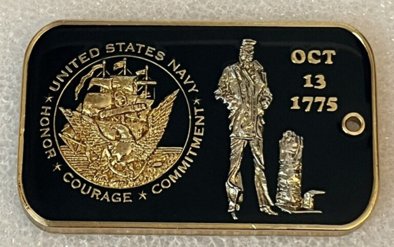 Read more about the article United States Navy 2012 Ball Naval Support Activity Bahrain Challenge Coin Rare