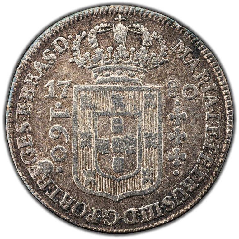 Read more about the article Brazil 1780 160 Reis Silver Coin KM #205 – Minor Damage