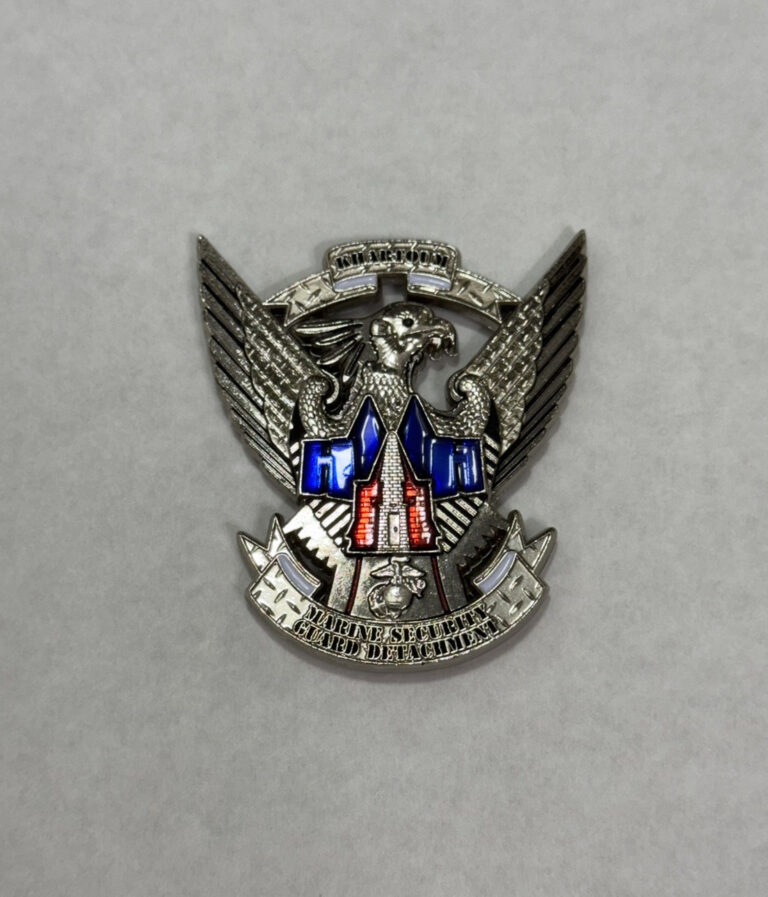 Read more about the article USED RARE CHALLENGE COIN – USMC MSG Detachment Khartoum  Sudan Challenge Coin