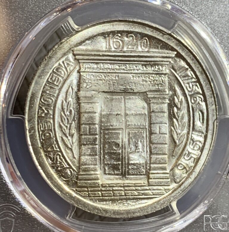 Read more about the article 1956 COLOMBIA ONE PESO SILVER COIN PCGS MS66