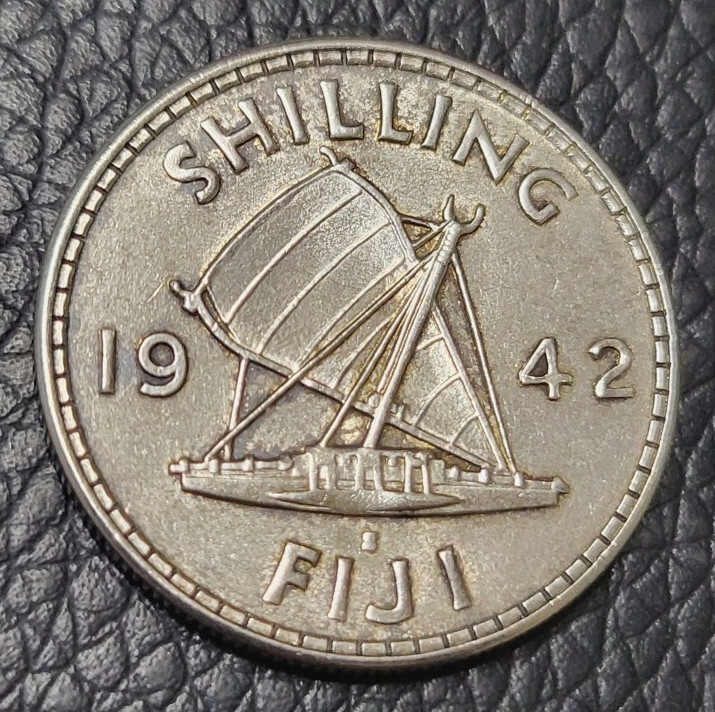 Read more about the article 1942 Fiji One Shilling Silver (.900) Coin