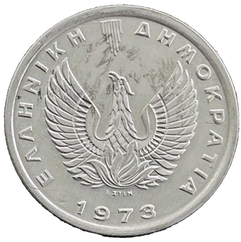 Read more about the article 1973 Greece Coin 20 Lepta Drachma Greek Coins Europe World Money FREE SHIPPING