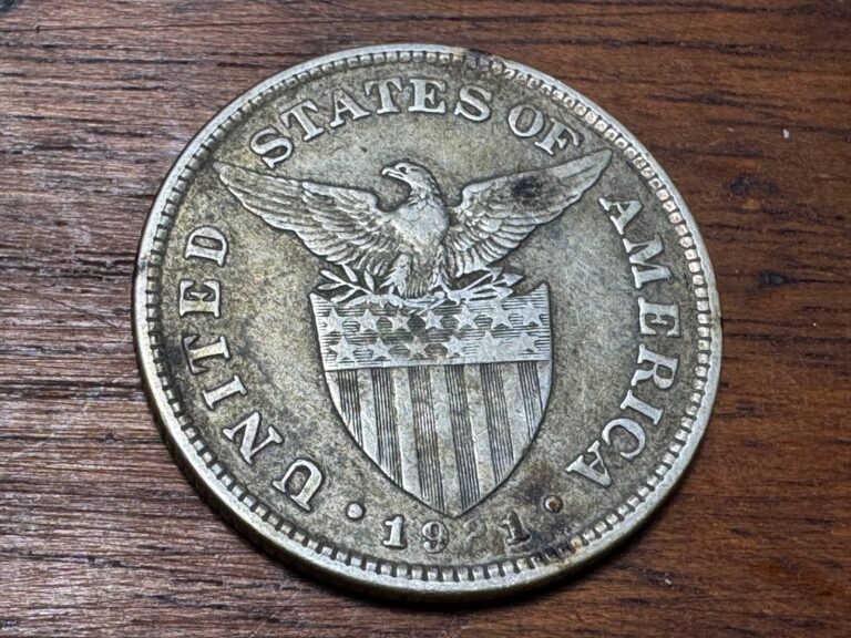 Read more about the article T2: Philippines 1921 Silver 50 Centavos.