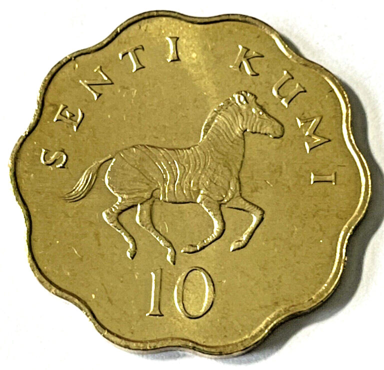 Read more about the article 1981 Tanzania 10 senti Scalloped Coin Zebra Horse Animal Africa Wildlife