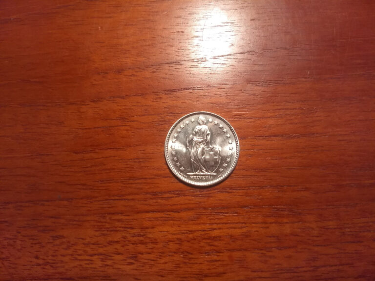 Read more about the article 1963 Brilliant Uncirculated Switzerland 1 Franc World Silver Coin-from bank roll