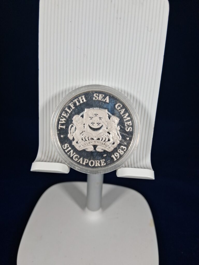Read more about the article World Coins – 1983 Singapore 5$ Dollaf Uncirculated- 12th Sea Games