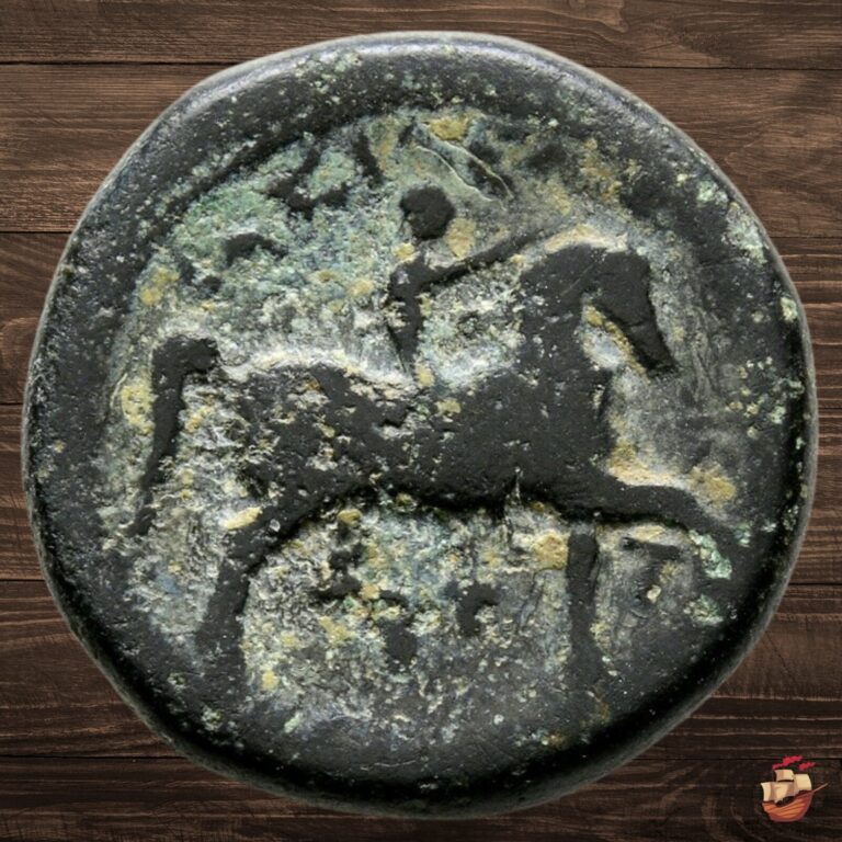 Read more about the article Ancient Greek Coin – Macedon Macedonia – Alexander the Great – horse @y35