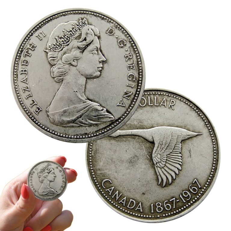 Read more about the article 1967 Royal Canadian Mint 1 Dollar Canada Silver Coin Elizabeth II. 1 Dollar