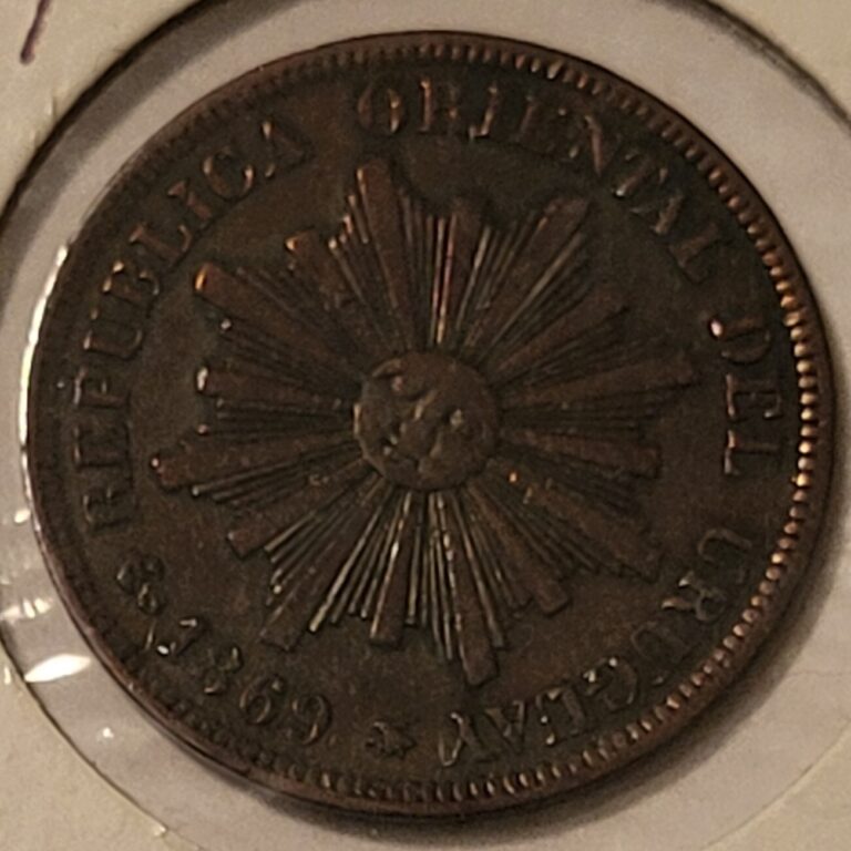 Read more about the article Uruguay 1869 A 1 Centesimo Coin