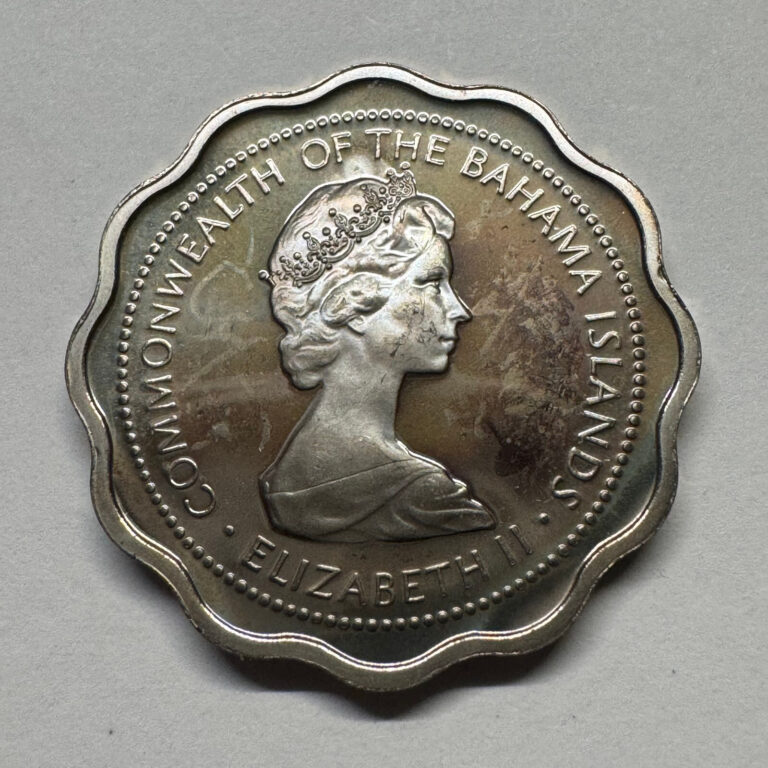 Read more about the article 1973 Bahamas 10 Cents – Beautiful Coin – #B-065