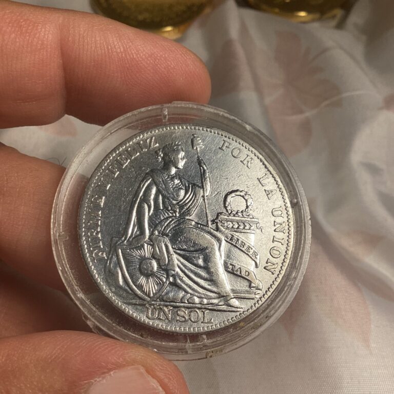 Read more about the article 1935 PERU UN SOL SILVER CROWN  LUSTROUS BU GEM  LAST YEAR  LOWER MINTAGE EDITION