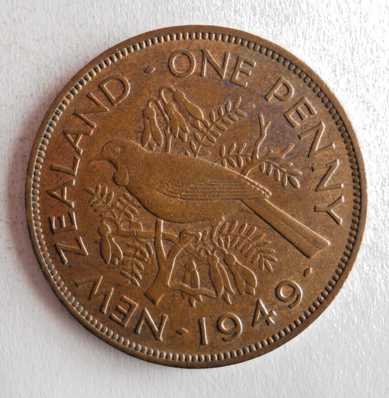 Read more about the article 1949 NEW ZEALAND PENNY – Excellent Coin – FREE SHIP – New Zealand Bin #X