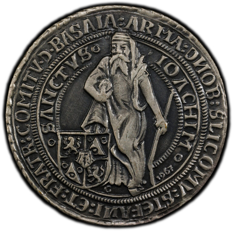 Read more about the article 1967 Austria “1520” Thaler Restrike PCGS SP64 Matte Silver Coin