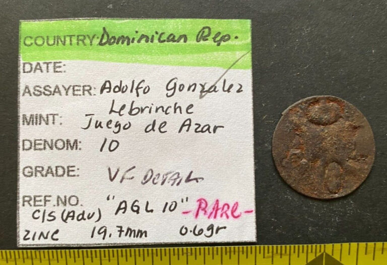 Read more about the article Dominican Republic  TOKEN/FICHA  CIRCULATED