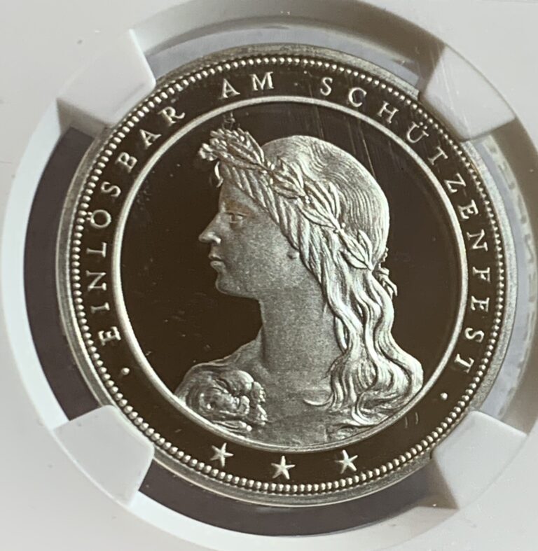 Read more about the article 1988 Switzerland 50 Francs  Shooting Festival  PROOF SILVER COIN NGC PF69 ULCA