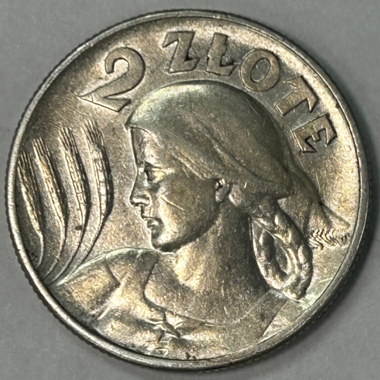 Read more about the article 1925 Poland 2 Zlote Silver Coin London Mint